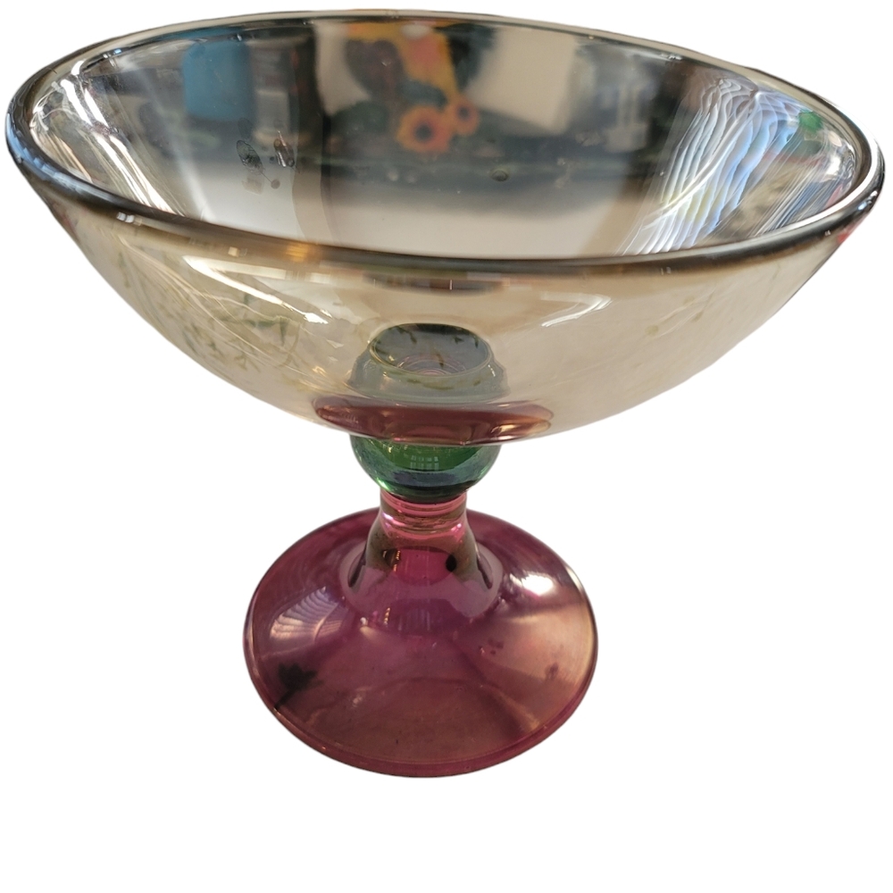 Vintage Krosno Tricolor Bowl